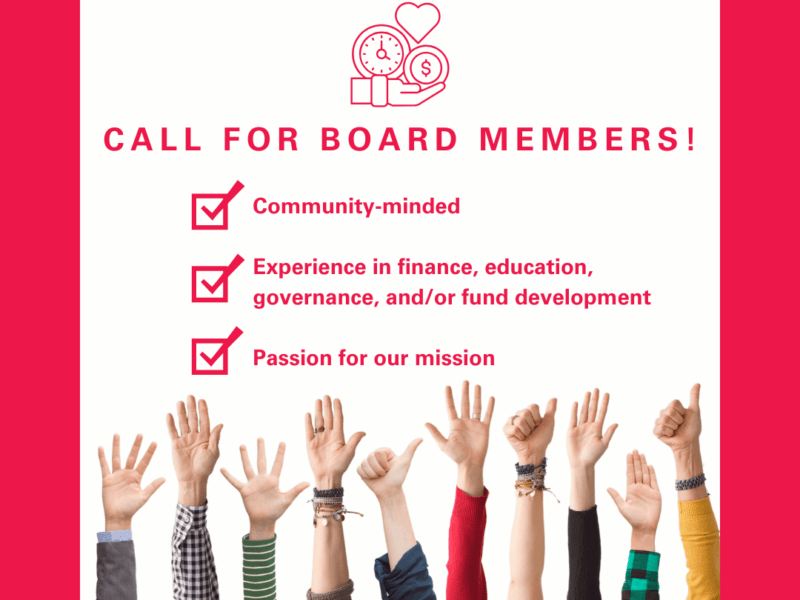 Call for Board Members!